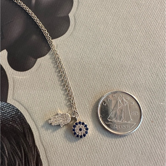 Evil Eye and Hamsa Necklace - Picture 2 of 8